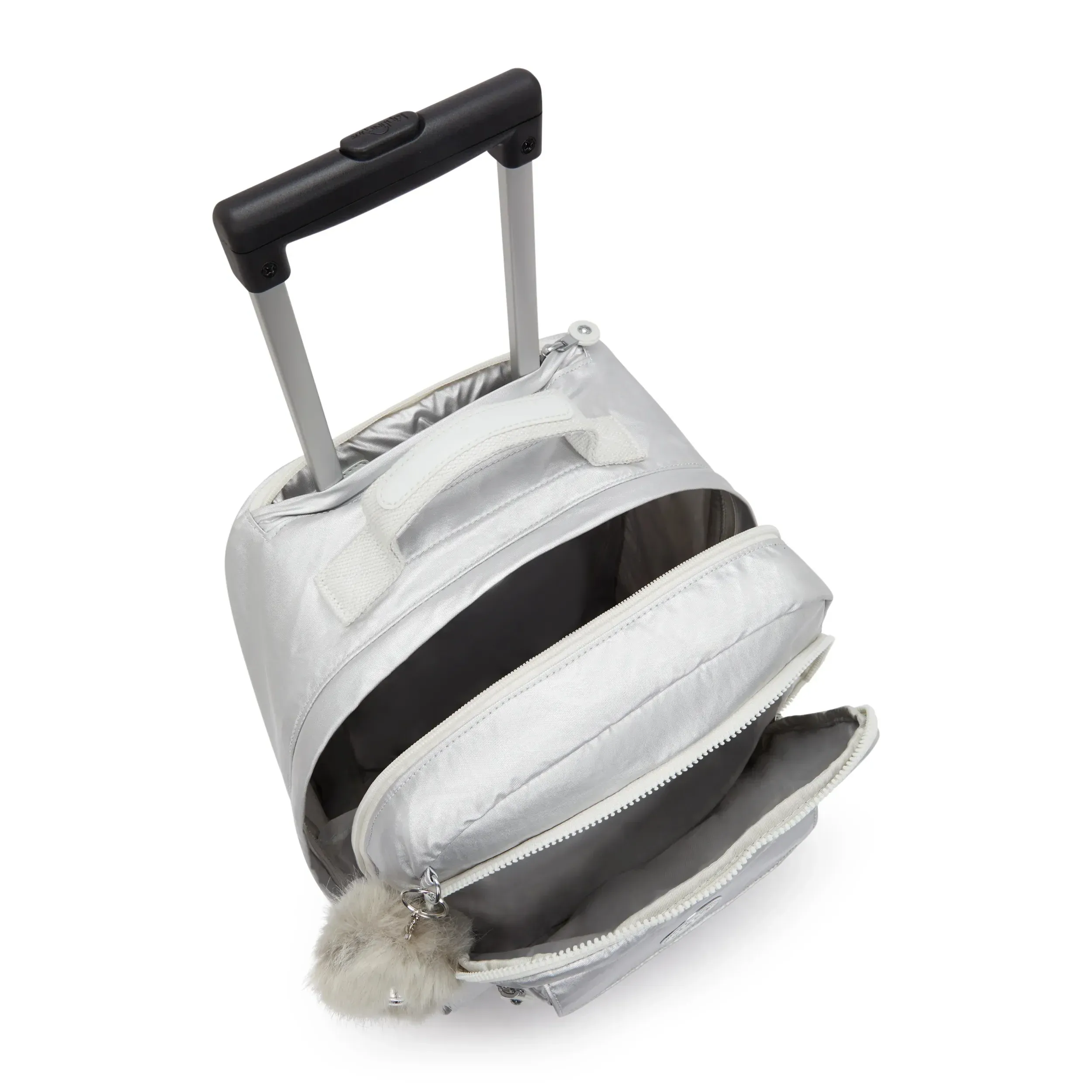 Sanaa stor metallisk bag med hjul
